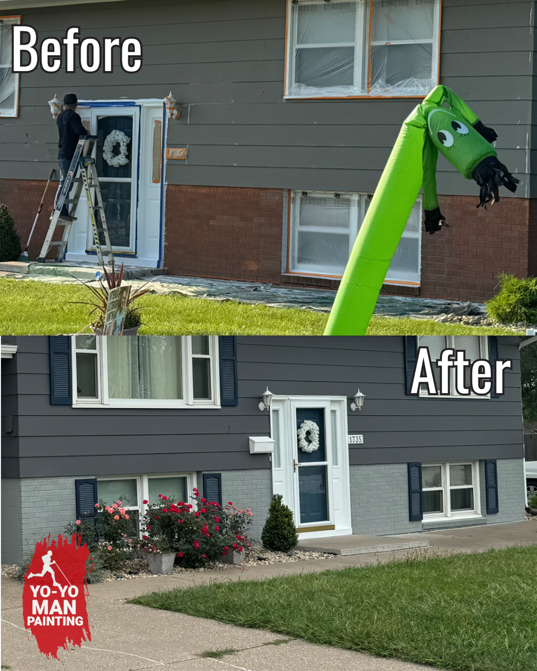 Exterior painting project